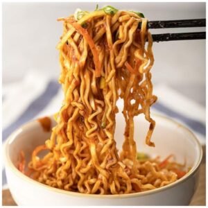 BP Wok Noodles cooked and ready to serve, showcasing their perfect texture and flavor.