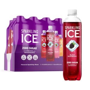 Sparkling Ice Purple Variety Pack with four vibrant flavors