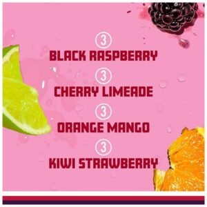 Three refreshing flavors from the Sparkling Ice Purple Variety Pack.
