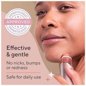 Dermatologist-approved facial hair remover, gentle and safe for all skin types