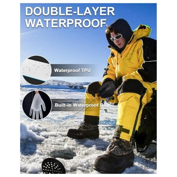 Waterproof winter gloves for men and women designed to keep hands dry in rain, snow, and wet conditions.