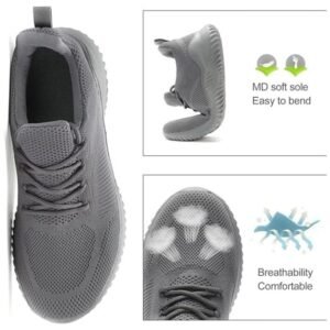 Breathable mesh upper of men's running shoes for enhanced airflow and comfort