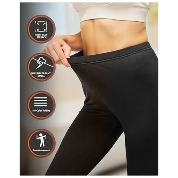 Elastic waistband and tagless design for comfort and fit.