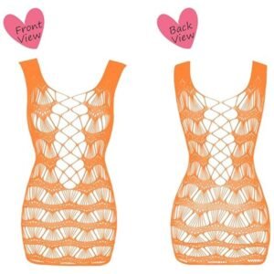 Close-Up of Lace and Fishnet Detailing