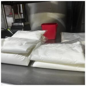 Rendered beef tallow packed in a durable, resealable package, ready for use in cooking or skincare