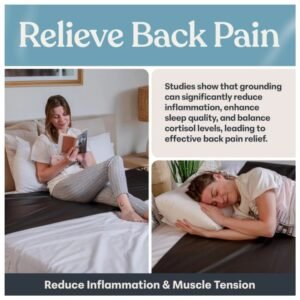 Grounding mat for back pain relief and stress reduction