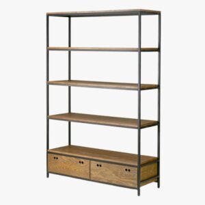 Etagere bookcase with drawers