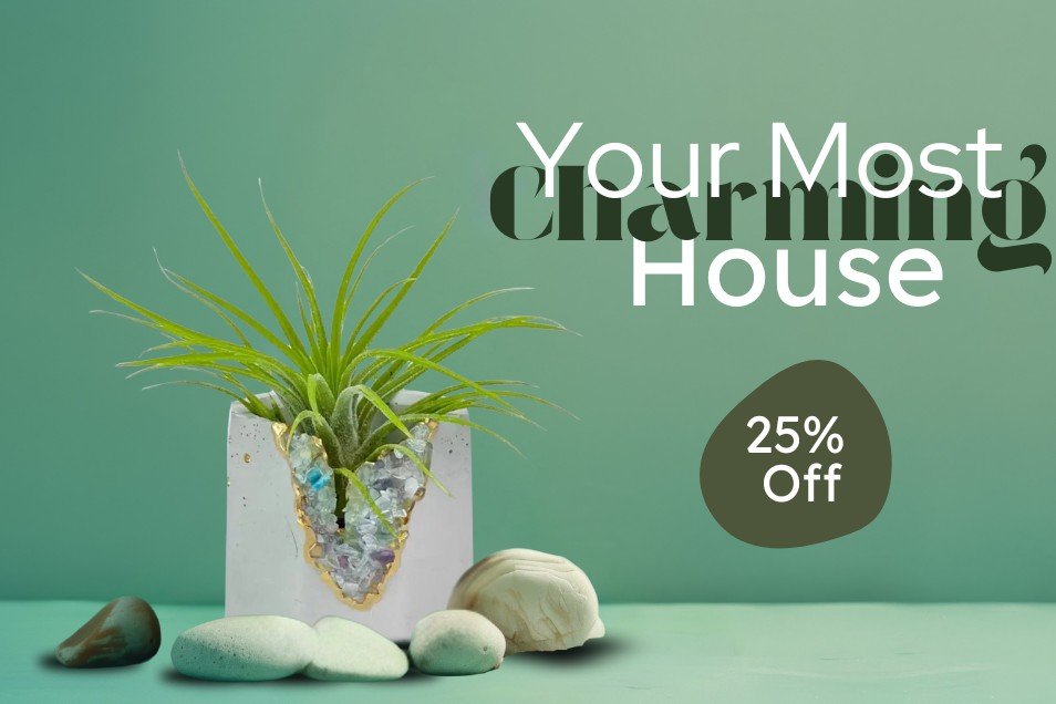 Mid Category Sale Banner Your most charming house