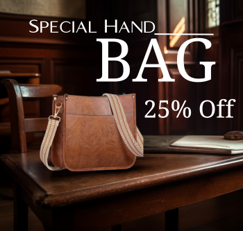 Special hand bag for women bottom banner deal page