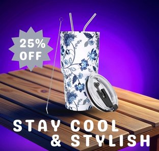 Tumbler stay cool and stylish